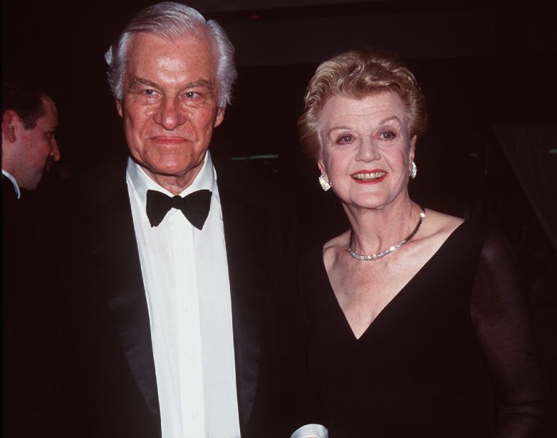 Angela Lansbury looking gorgeous with her husband, Peter