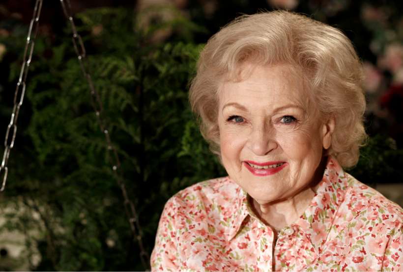 Images of an American actress, Betty White