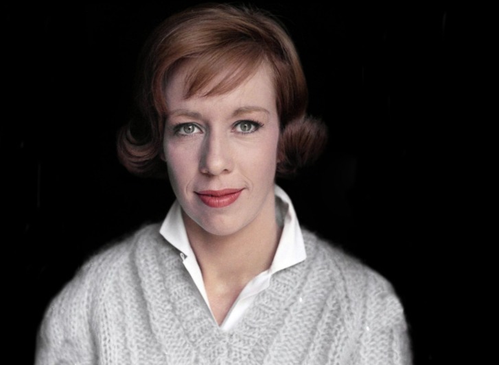 Images of an American comedian and entertainer, Carol Burnett