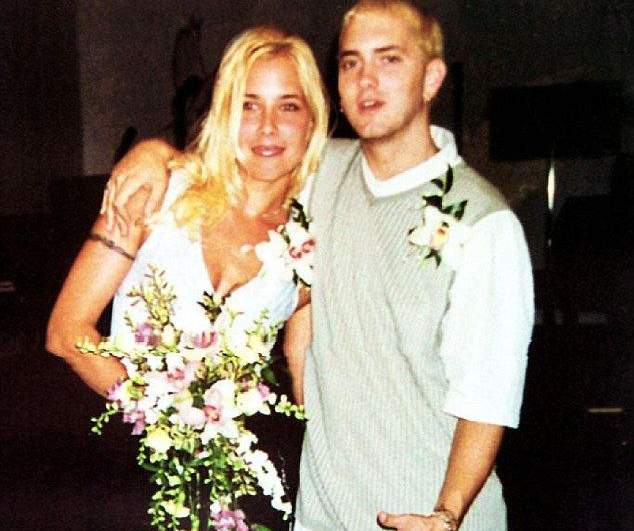 Eminem with his ex-wife, Kim