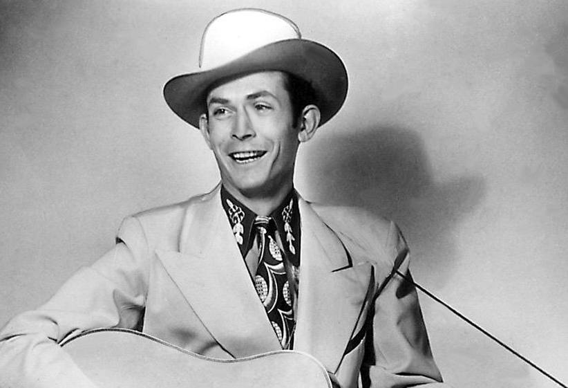 Images of an American-born musician, hank Williams