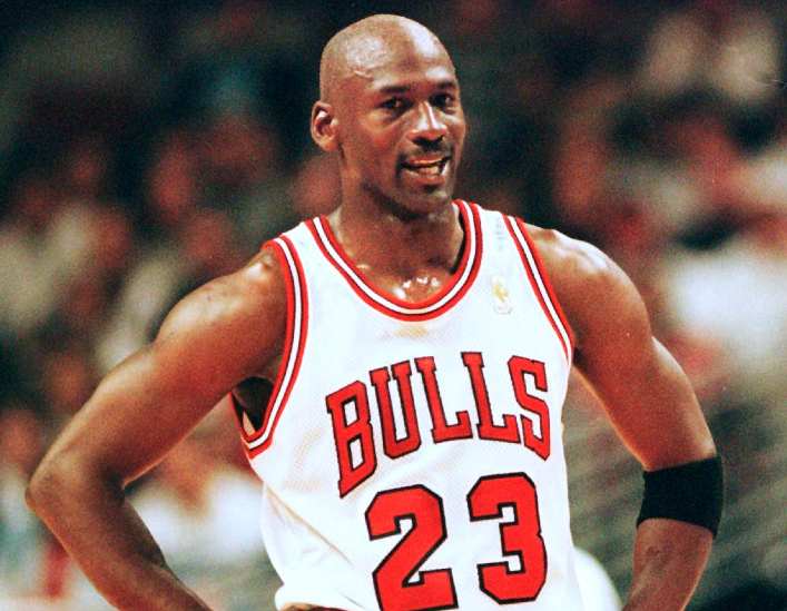 Images of a retired basketballer, Michael Jordan
