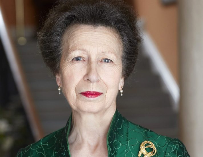 Images of a member of the British royal family courtesy, Princess Anne