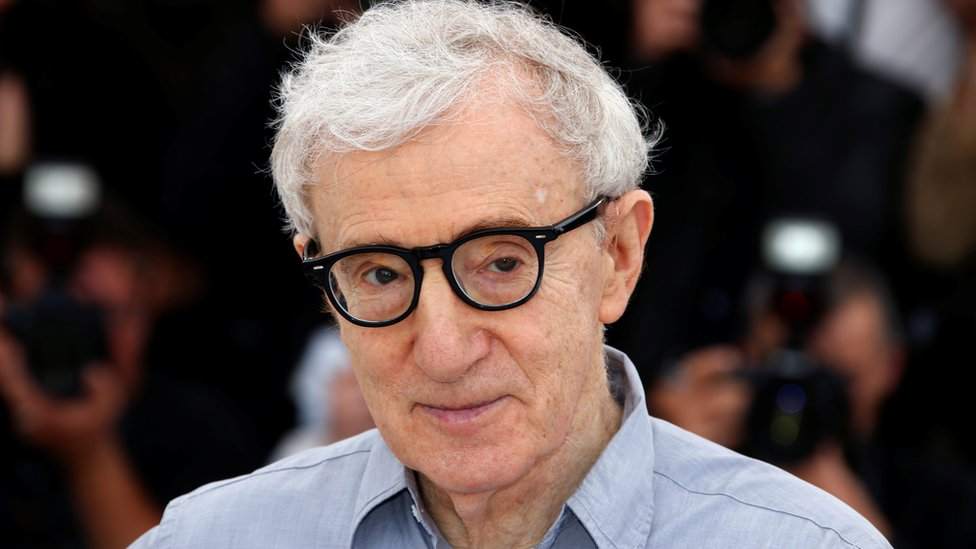 Imaages of American filmmaker, Woody Allen